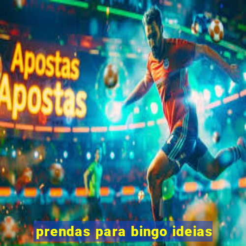 prendas para bingo ideias